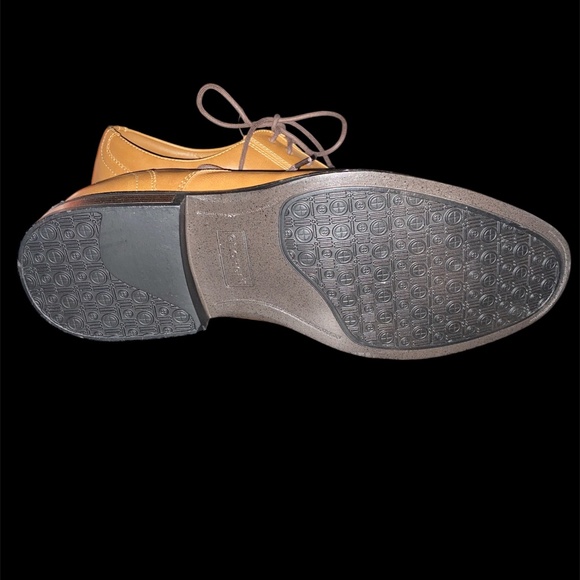 George Men's Branford Casual Dress Oxfords Brown Cap Toe Lace Up Size 11 - Picture 3 of 5